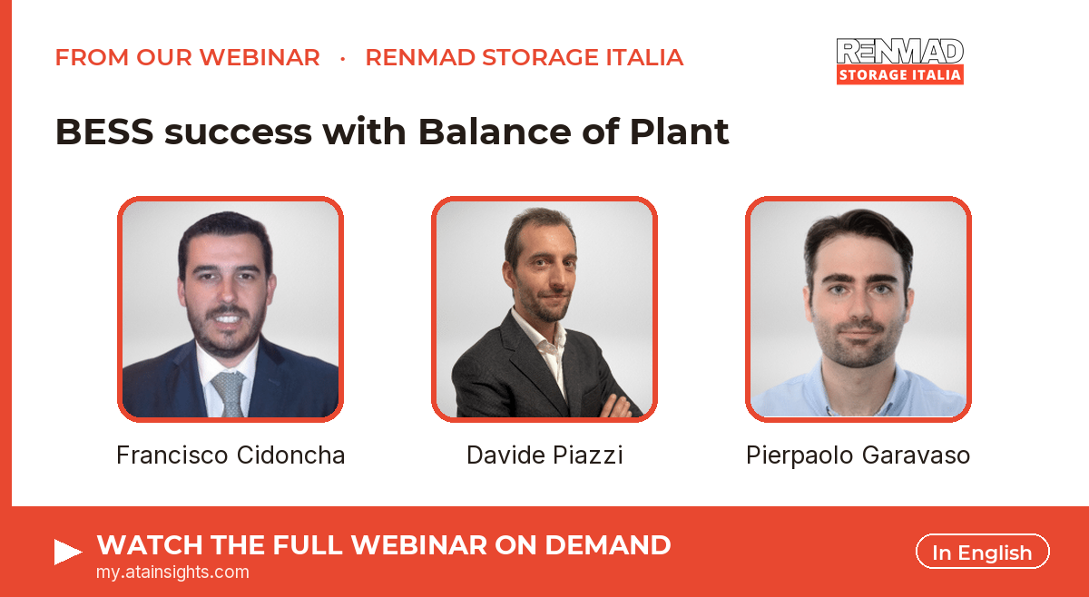 From our webinar — the webinar. Speakers: Francisco Cidoncha, Davide Piazzi, Pierpaolo Garavaso. Watch on demand.