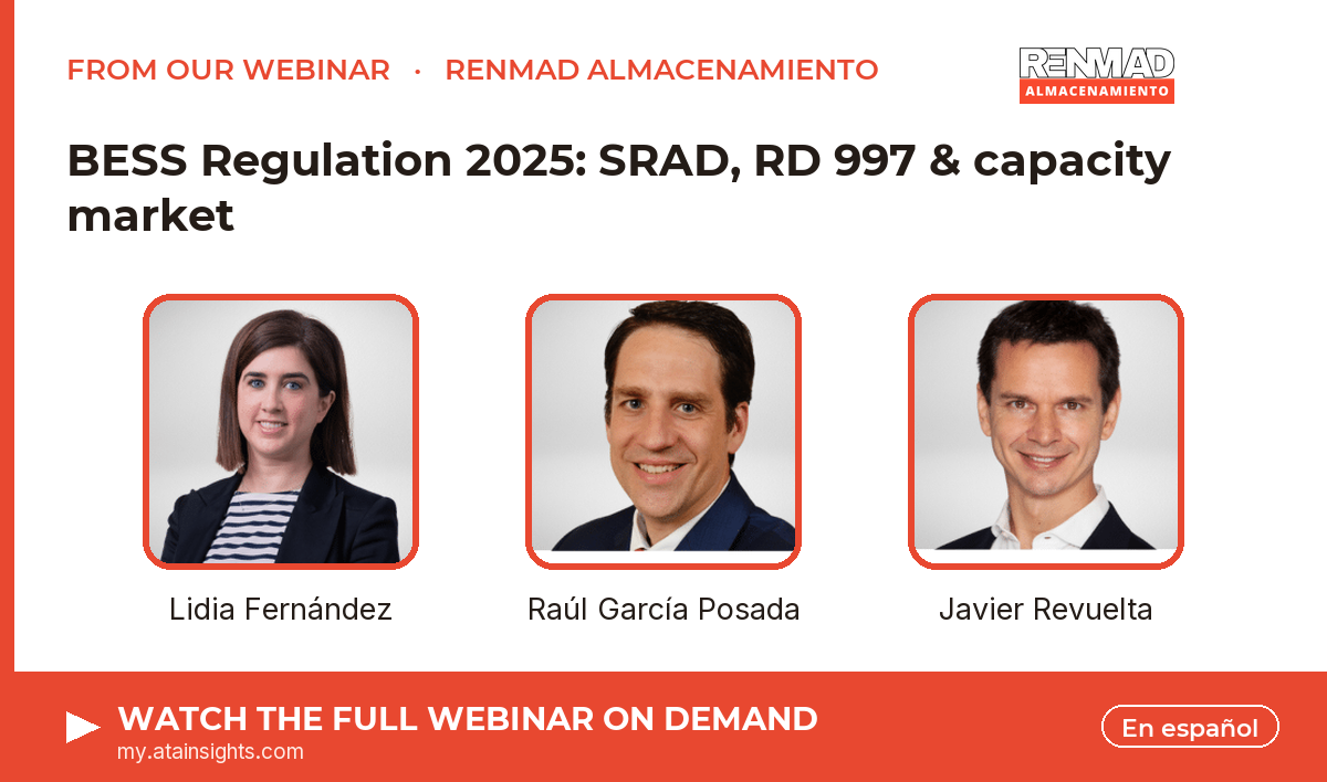 From our webinar — the webinar. Speakers: Lidia Fernández, Raúl García Posada, Javier Revuelta. Watch on demand.